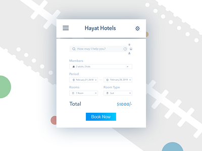 #dailyui #067 affinity designer hotel bookings daily ui 067