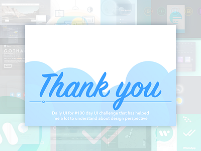 #dailyui #thankyou affinity designer daily ui thank you dailyui