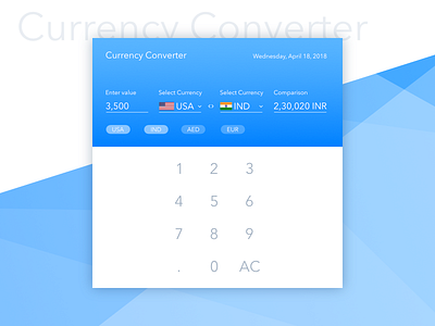 Currency Converter affinity designer currency converter daily ui