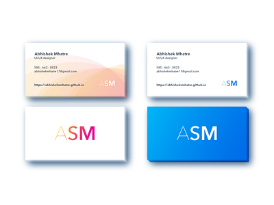 Business Card affinity designer business card daily ui