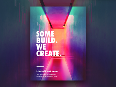 Some. We. Campaign for Telford International Centre brand campaign design marketing poster ui