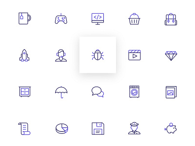 Free line Icons bi-color - Orion Icons