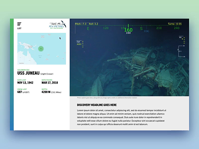 R/V Petrel 1.0 Website Design and Interactions 2d animation after effects design lottie motion graphics ui web design