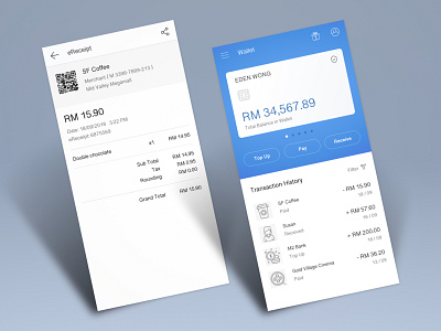 Mobile Wallet App app banking app design finance app fintech mobile ui ux wallet