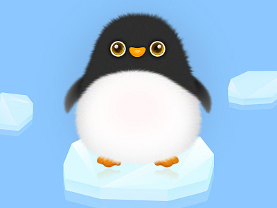 The Penguin design illustration