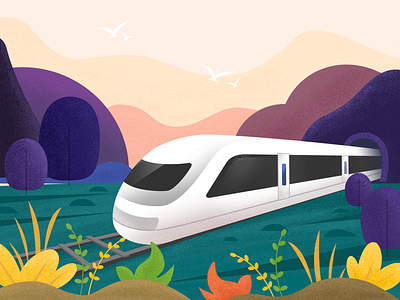 The Train illustration