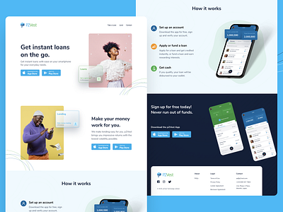 p2Vest Microsite by Anisat Yunusa on Dribbble