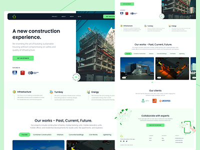 Kontekture - A Construction Landing Page