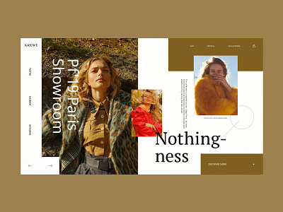 Fashion photo page#5 branding clean concept design e commerce flat girl grid homepage interface typography ui ux web website