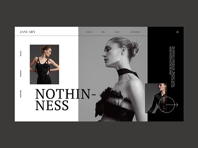 Fashion Photo Page16 branding clean concept design e commerce fashion flat girl grid homepage interface logo typography ui ux website