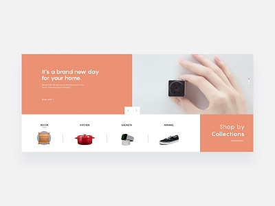 Dayroom brand branding clean design e commerce grid homepage interface logo ui ux web website