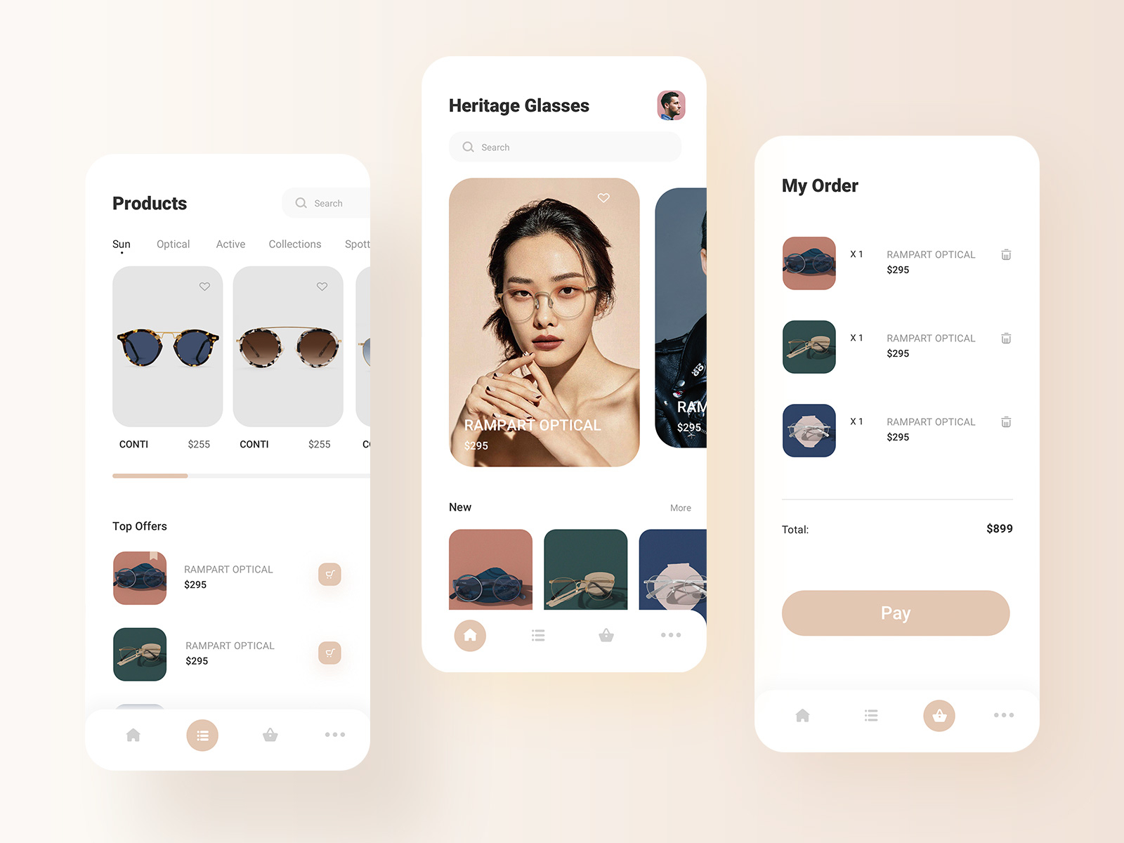 Glasses Concept App 2 by Andantee on Dribbble