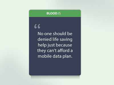 Introducing blood.is blood donations blood.is internet.org socialblood