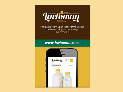 Lactoman Poster Design
