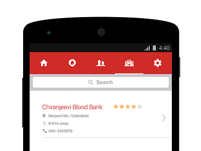 Blood Bank Search