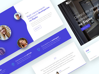 TSH Career page elements color design elements ui webdesign