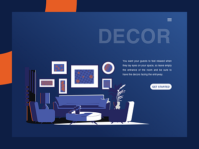 Decor decor furnitures illustration