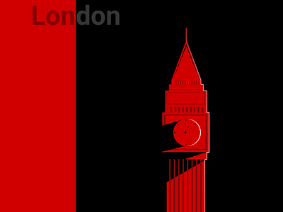 London art city illustration design graphic
