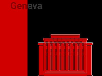 Geneva art city illustration design illustration