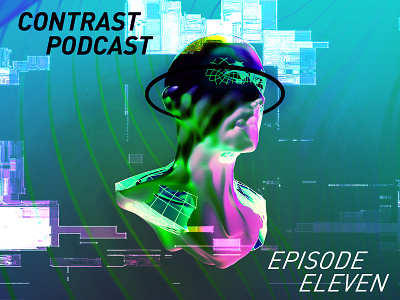 KLINES | Podcast Artwork 3d artwork cinema 4d glitch model podcast