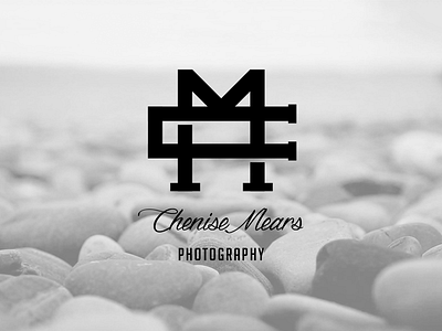 Chenise Mears Photography brand identity illustrator logo monogram photography