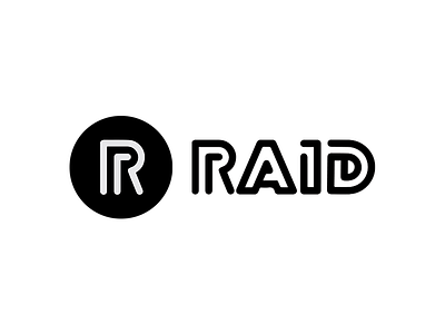 Logo x Raid brand branding illustrator logo logotype