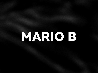 Mario B - Logo Type logo logo type type typography