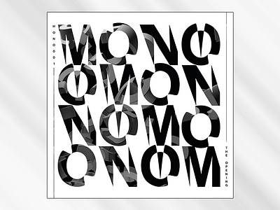 Mono - Vinyl Cover cover illustrator type typography vinyl