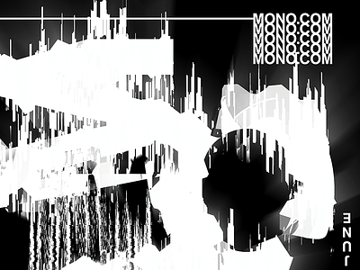 Mono - Poster (2/6) glitch poster type typography