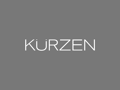 Kurzen - 2 logo logo type type typography