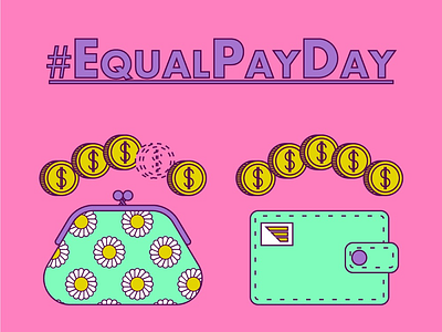 #EqualPayDay 90s art creative drawing equality femalepower feminism feminist genderequality girlish girlpower humanrights illustration visual womenempowerment womensreality womensrights