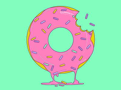 The Homer’s favorite donut 🍩 art design illustration illustrator
