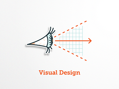 Visual Design Badge badge design eyes grid icons illustrations visual