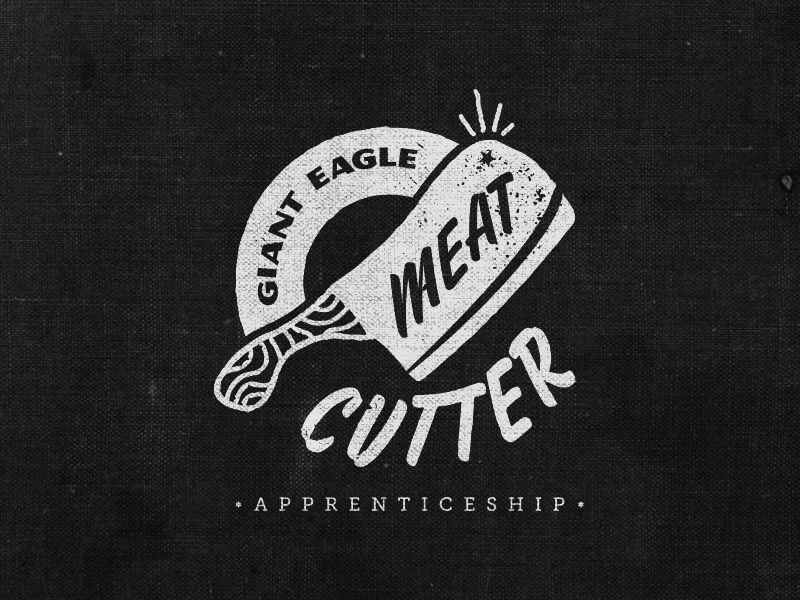 Meat Cutter Apprentice Logo 2 by Mitch Watts on Dribbble