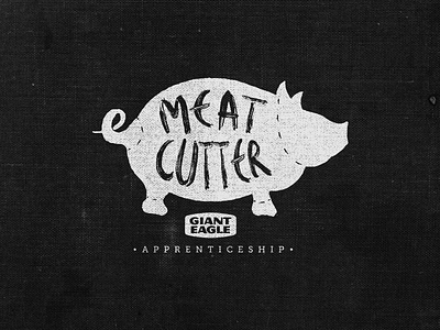 Meat Cutter Apprentice Logo 3 apprentice butcher cleaver cutter knife logo meat