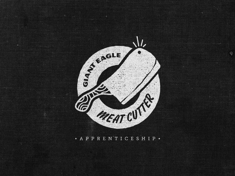 Meat Cutter Apprentice Logo 4 by Mitch Watts on Dribbble