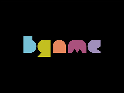 Bgame — wordmark. agency brand construction cool designer freelance identity logotype wordmark young