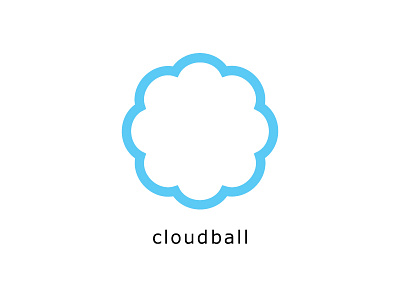 Cloudball — logotype design. agency brand construction cool designer freelance identity logo logotype young