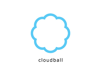 Cloudball — logotype design.