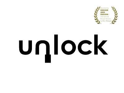 Unlock — logotype design.