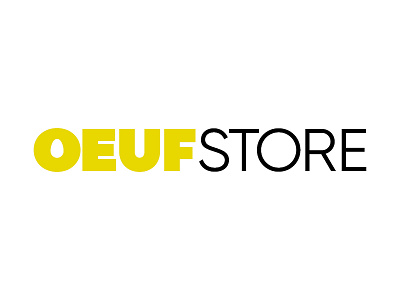 Oeuf (egg) store — logotype design. agency brand construction cool designer freelance identity logo logotype young