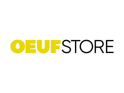 Oeuf (egg) store — logotype design.