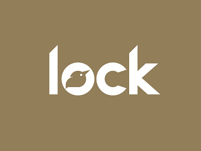 Lock — logotype design.