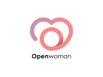 Openwoman — logotype in work.