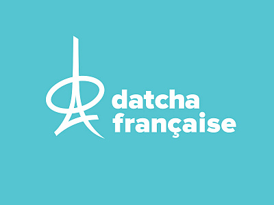Datcha Francaise Logotype (Nearly Final Version) brand branding cool design designer freelance identity logotype