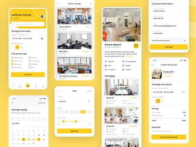 Smartos app - Booking Process app app design application booking calendar clean clear details experience homepage interface managment process product search ui ui design uidesign user uxui