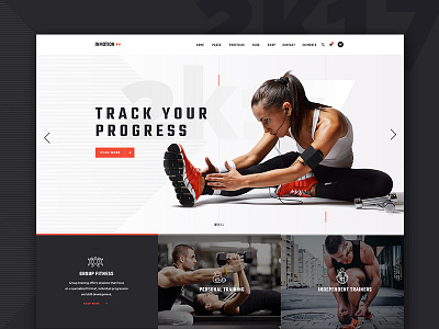 Prowess action bold fitness gym powerful progress run sport strong theme wordpress yoga