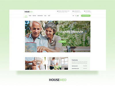 Housemed clinic dentist design doctor doctor appointment health health care hospital medical medicine modern ophthalmologist pediatrician physician physiotherapy schedule theme timetable uiux wordpress