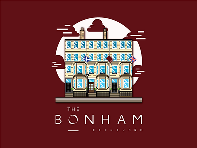 The Bonham Edinburgh - Icon cute graphic design hotel icon iconography illustration pixel perfect simple vector