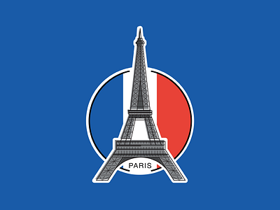 Paris Icon cute design france icon iconic landmark landmarks paris simple travel world